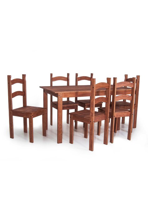 conjunto mesa 140x70 6 cadeiras chocolate 02