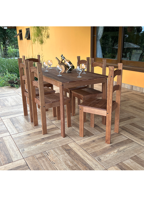 mesa 140x70 6 cadeiras chocolate ambientada 02